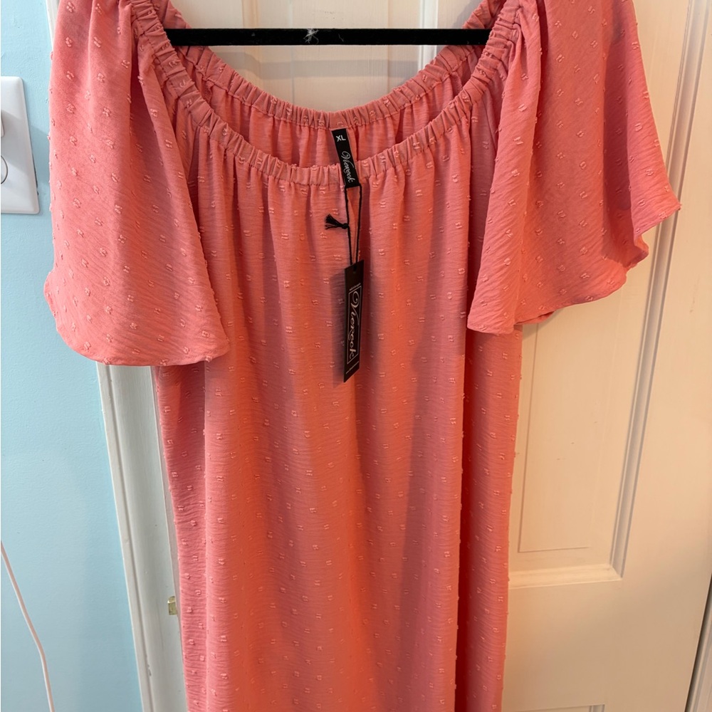 Deborah Veireck Off Shoulder Dress NWT